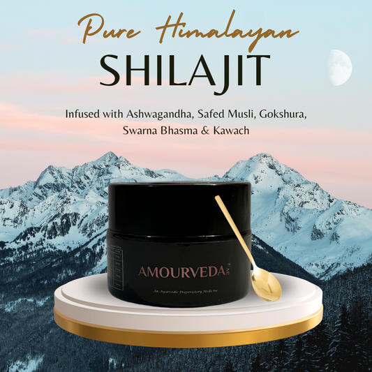Amourveda Pure Himalayan Shilajit Resin - 20g | 80 Servings