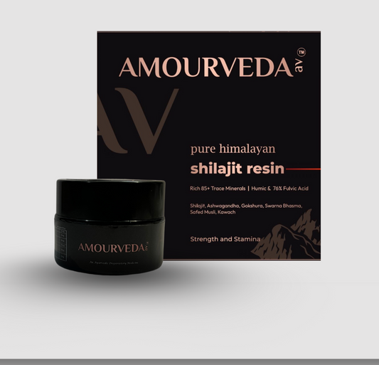 Amourveda Pure Himalayan Shilajit Resin - 20g | 80 Servings